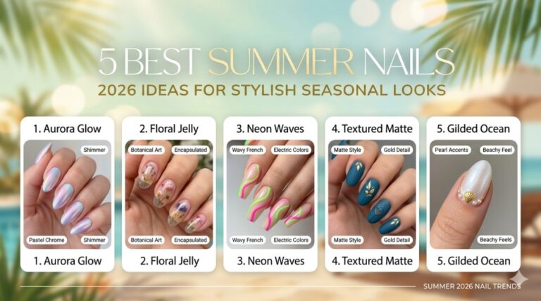 5 best summer nails 2026 ideas for stylish seasonal looks