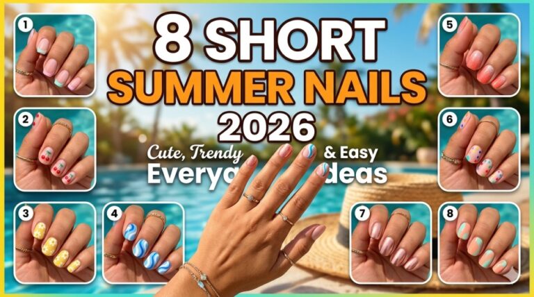 8 Short Summer Nails 2026: Cute, Trendy & Easy Everyday Nail Ideas